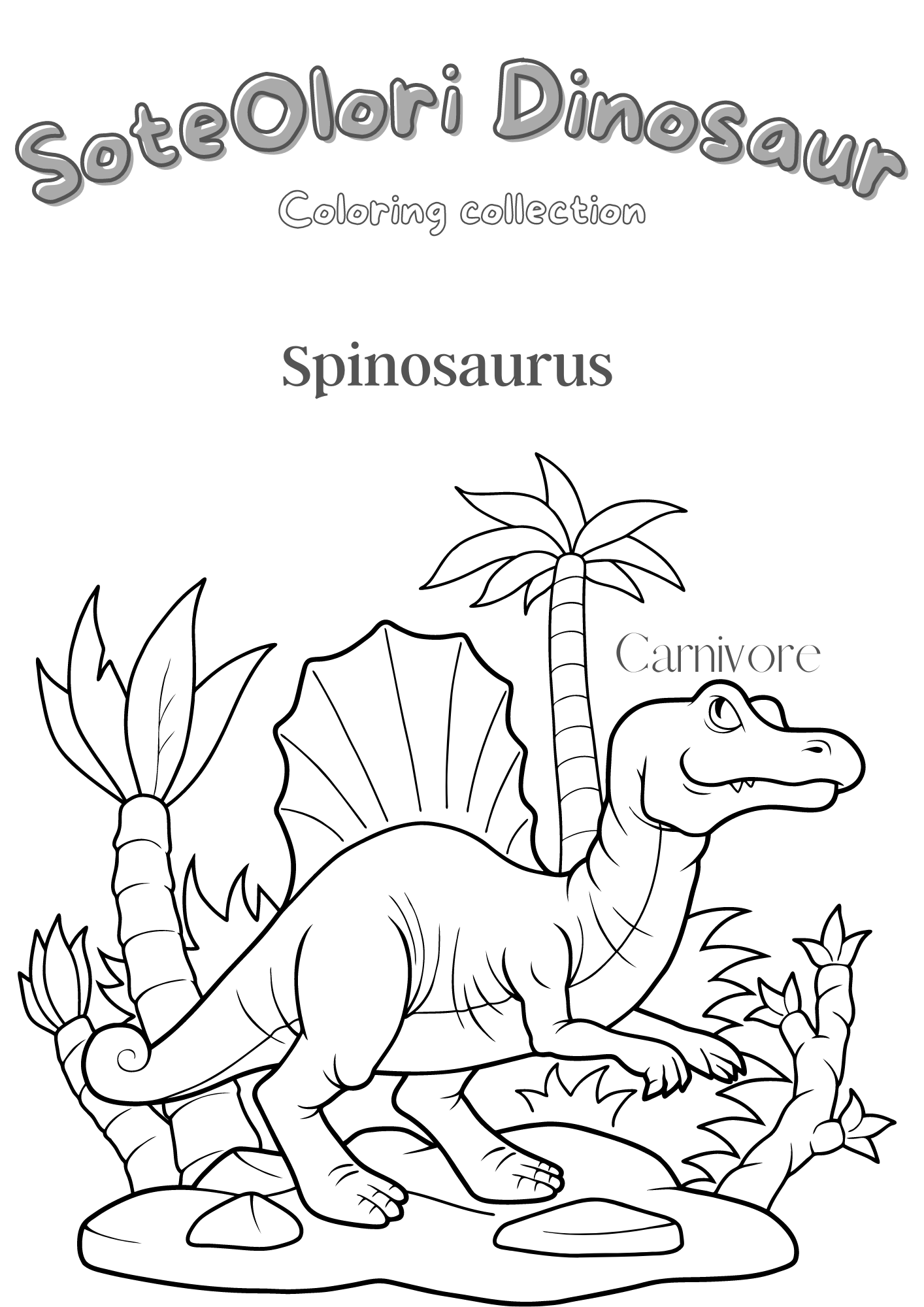 Coloring pages: Dinosaurs