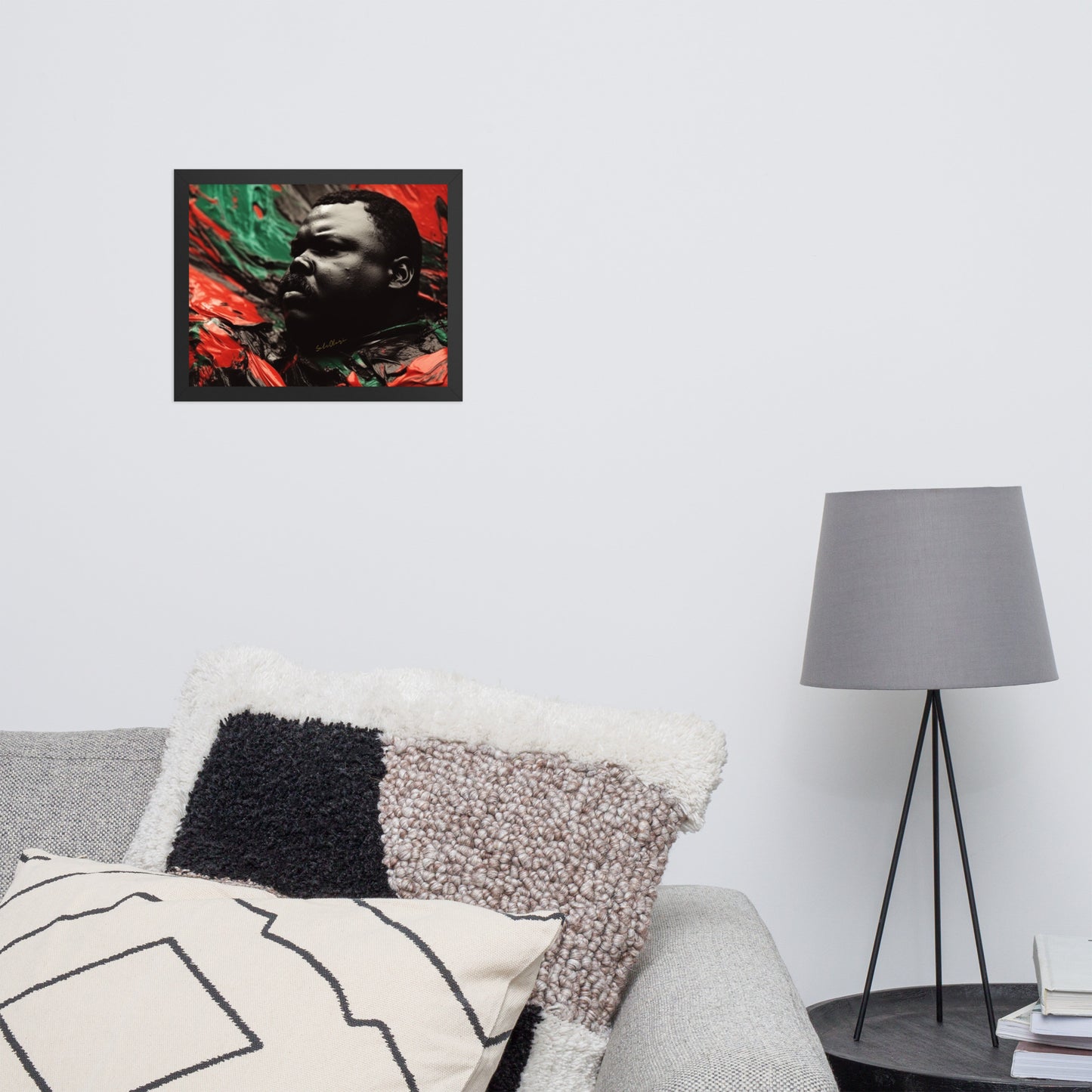 Hon. Marcus Garvey Framed poster