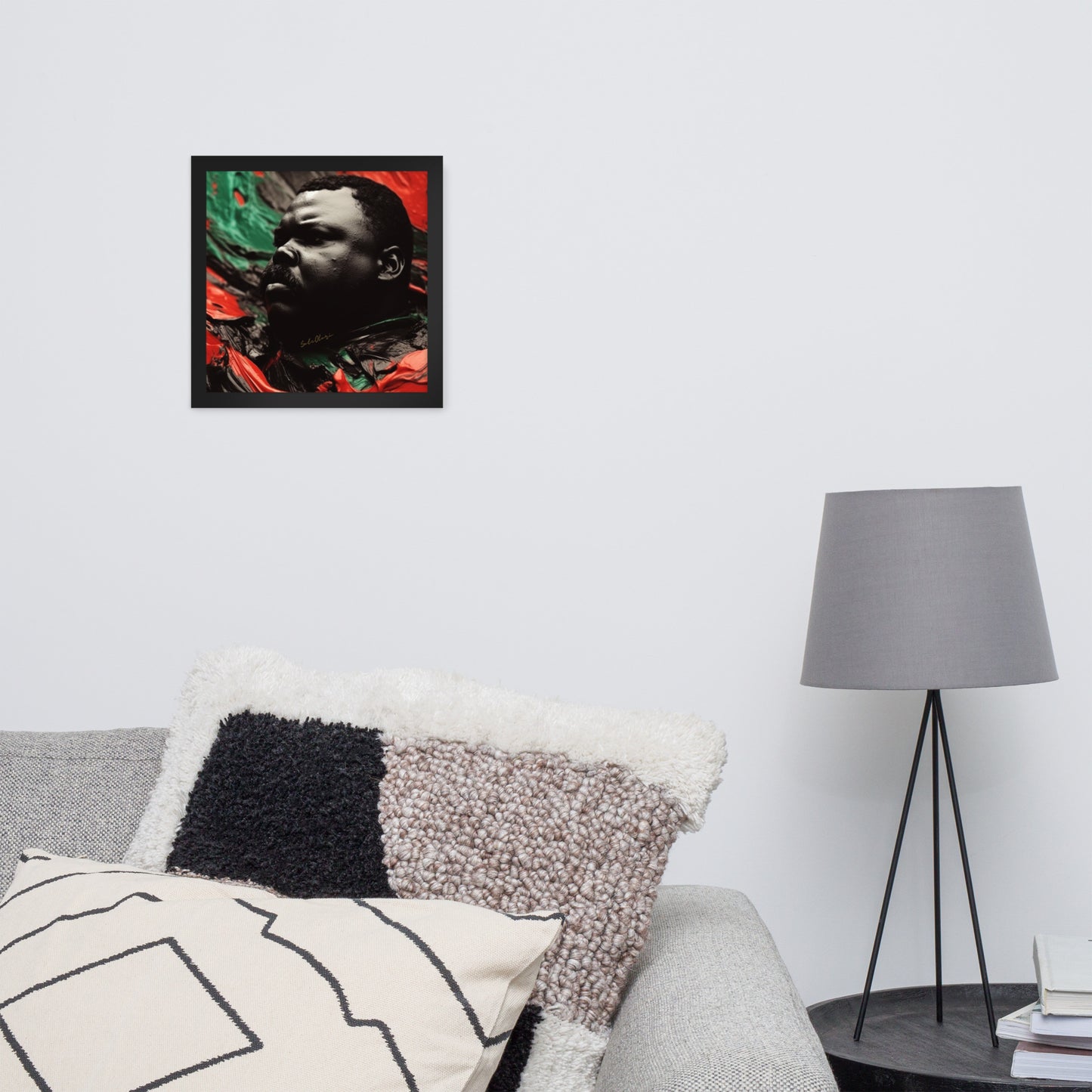 Hon. Marcus Garvey Framed poster