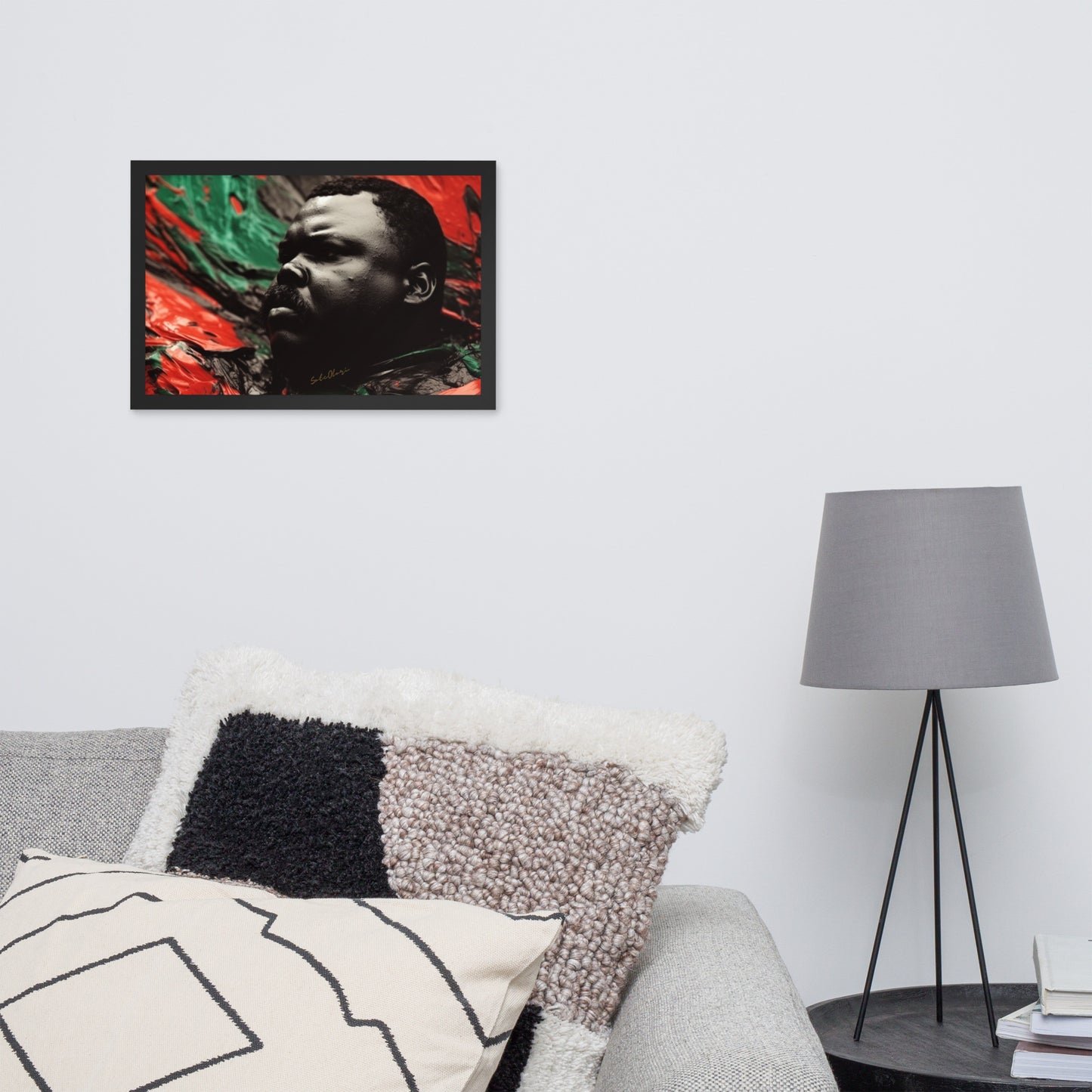 Hon. Marcus Garvey Framed poster