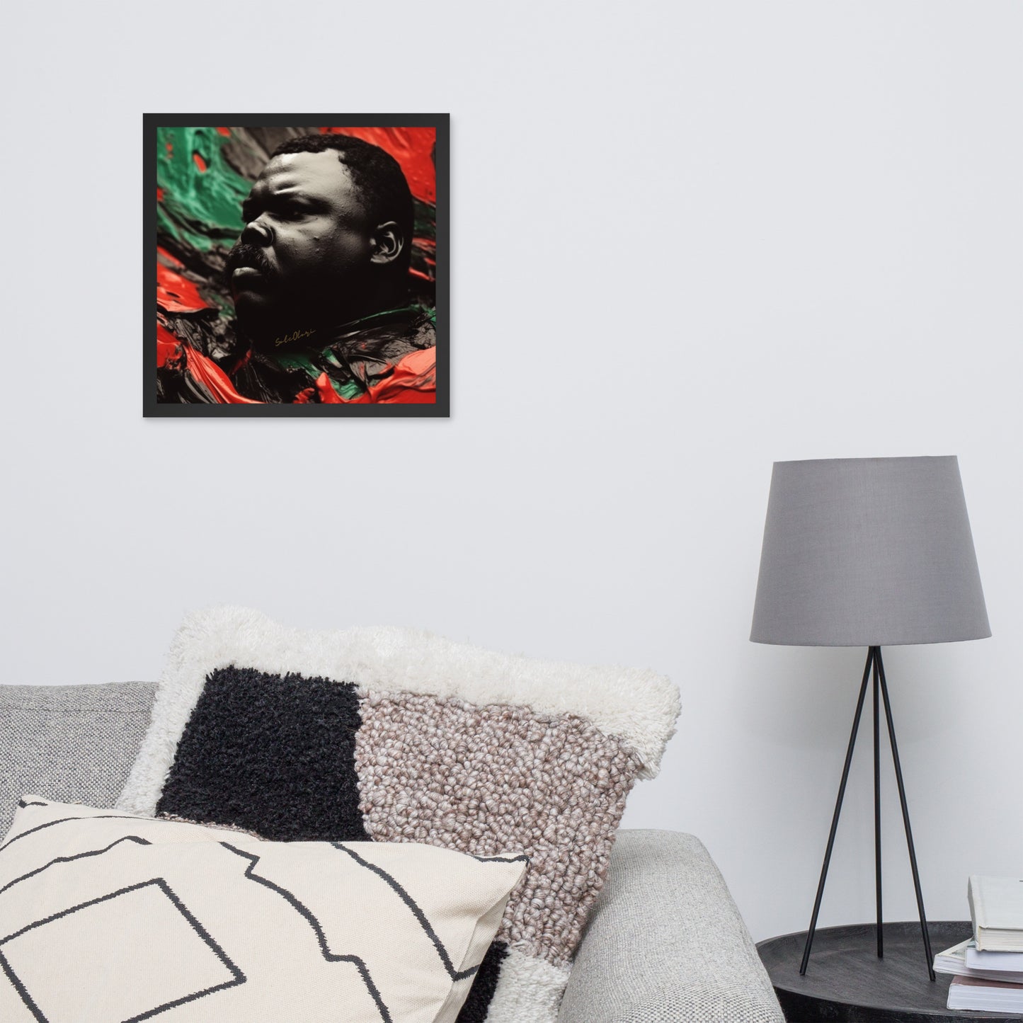 Hon. Marcus Garvey Framed poster