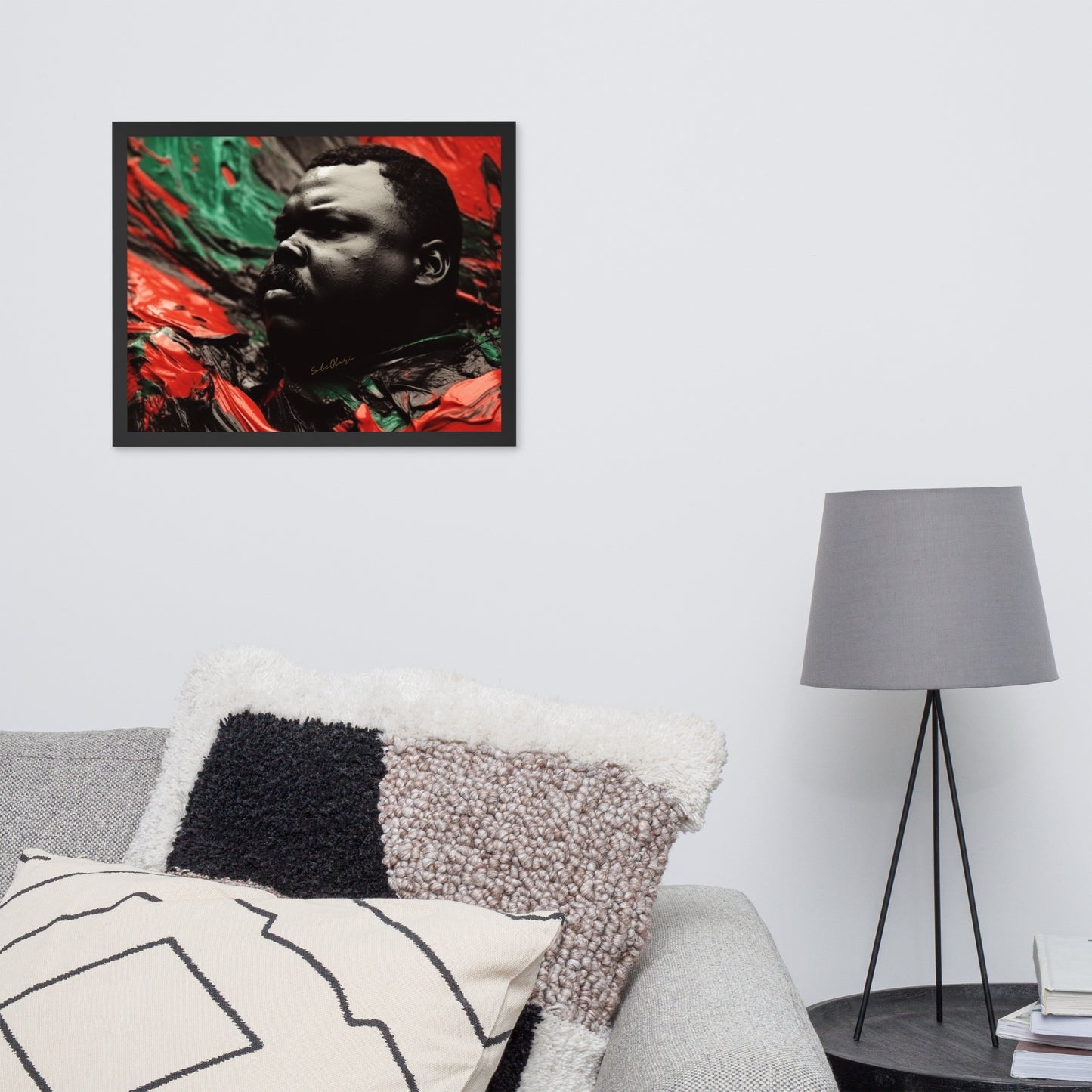 Hon. Marcus Garvey Framed poster