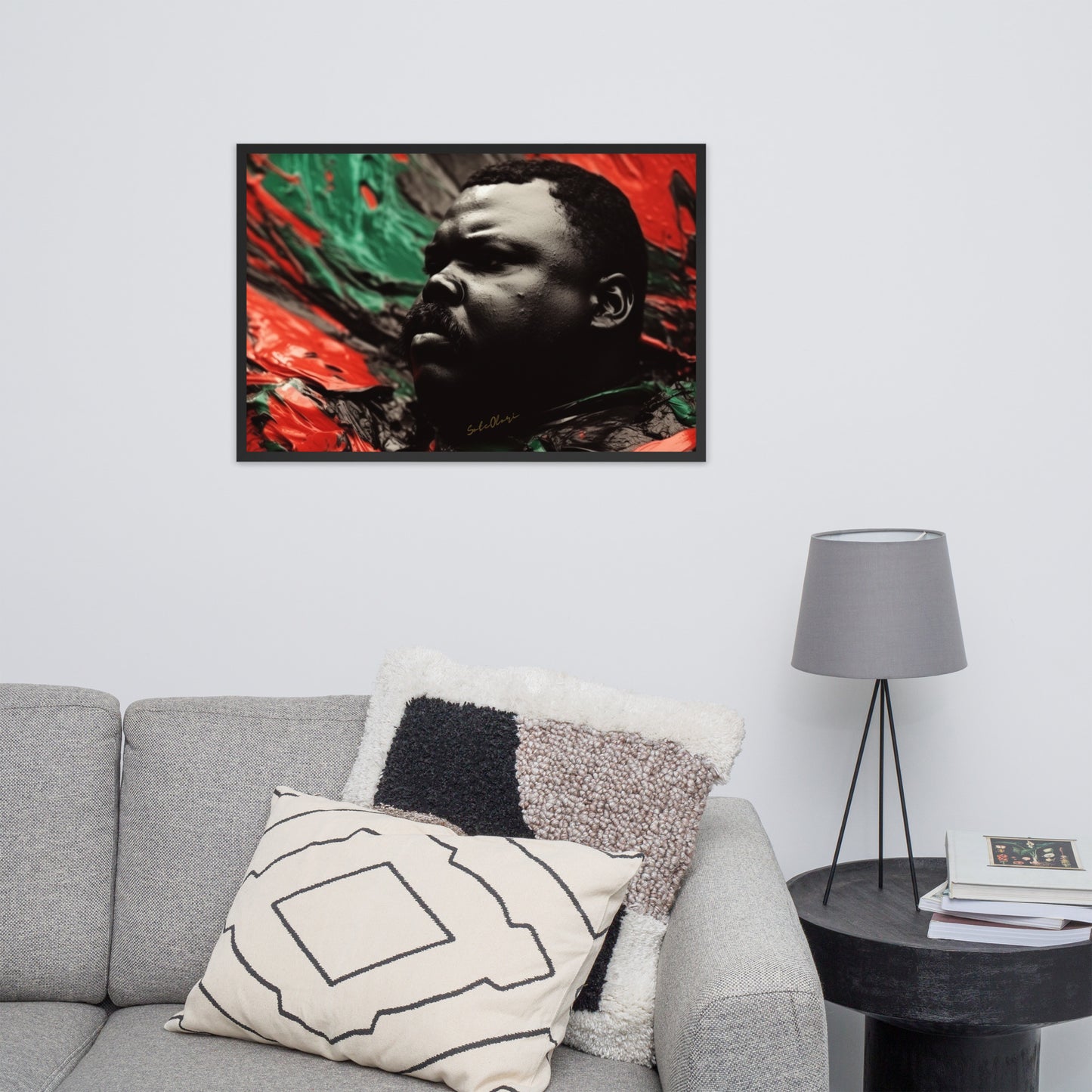 Hon. Marcus Garvey Framed poster