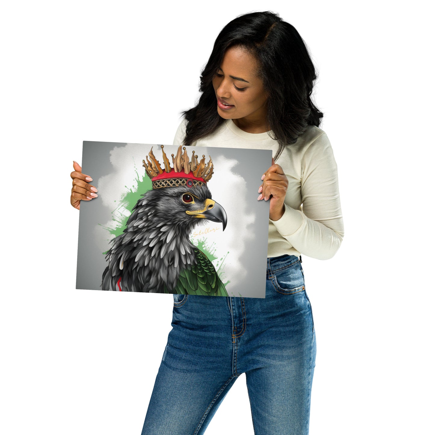 RBG Pere Falcon Metal prints