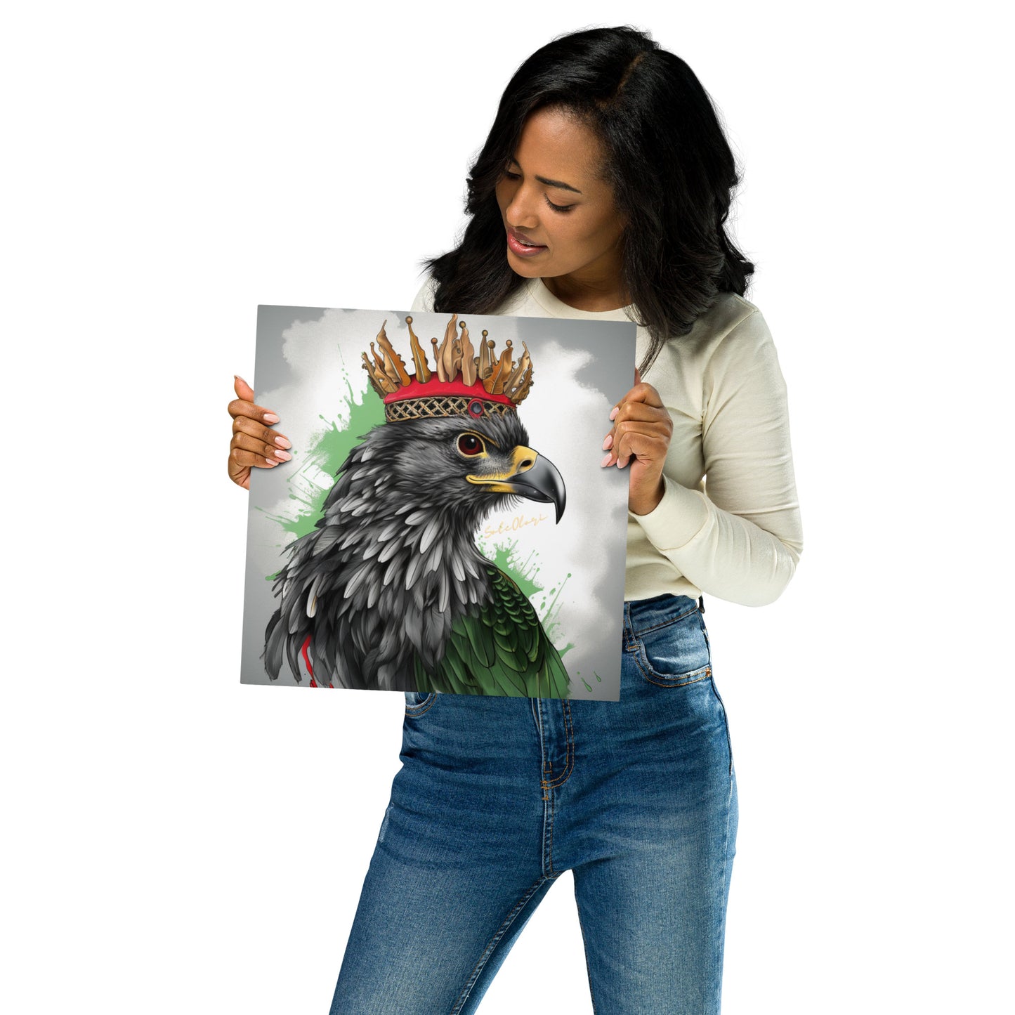 RBG Pere Falcon Metal prints