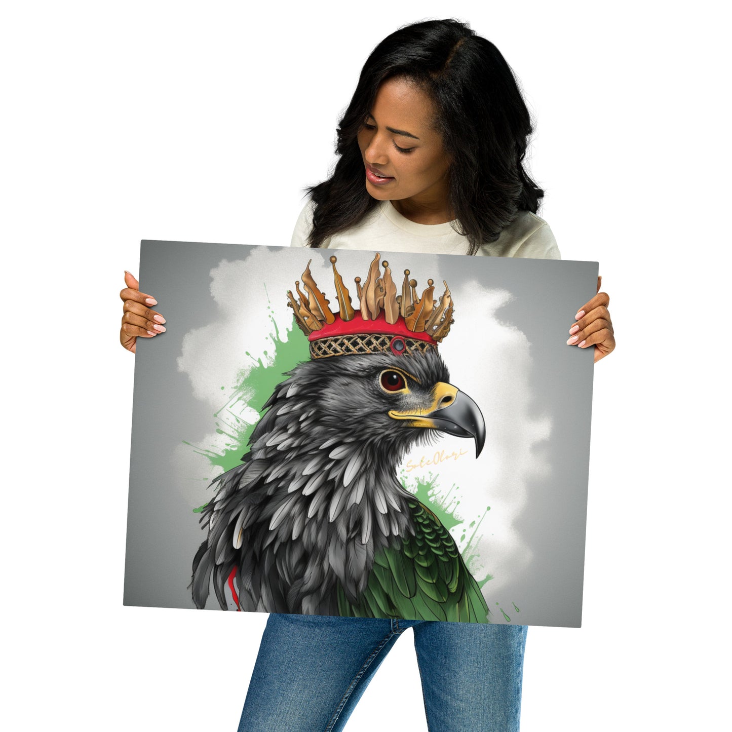 RBG Pere Falcon Metal prints